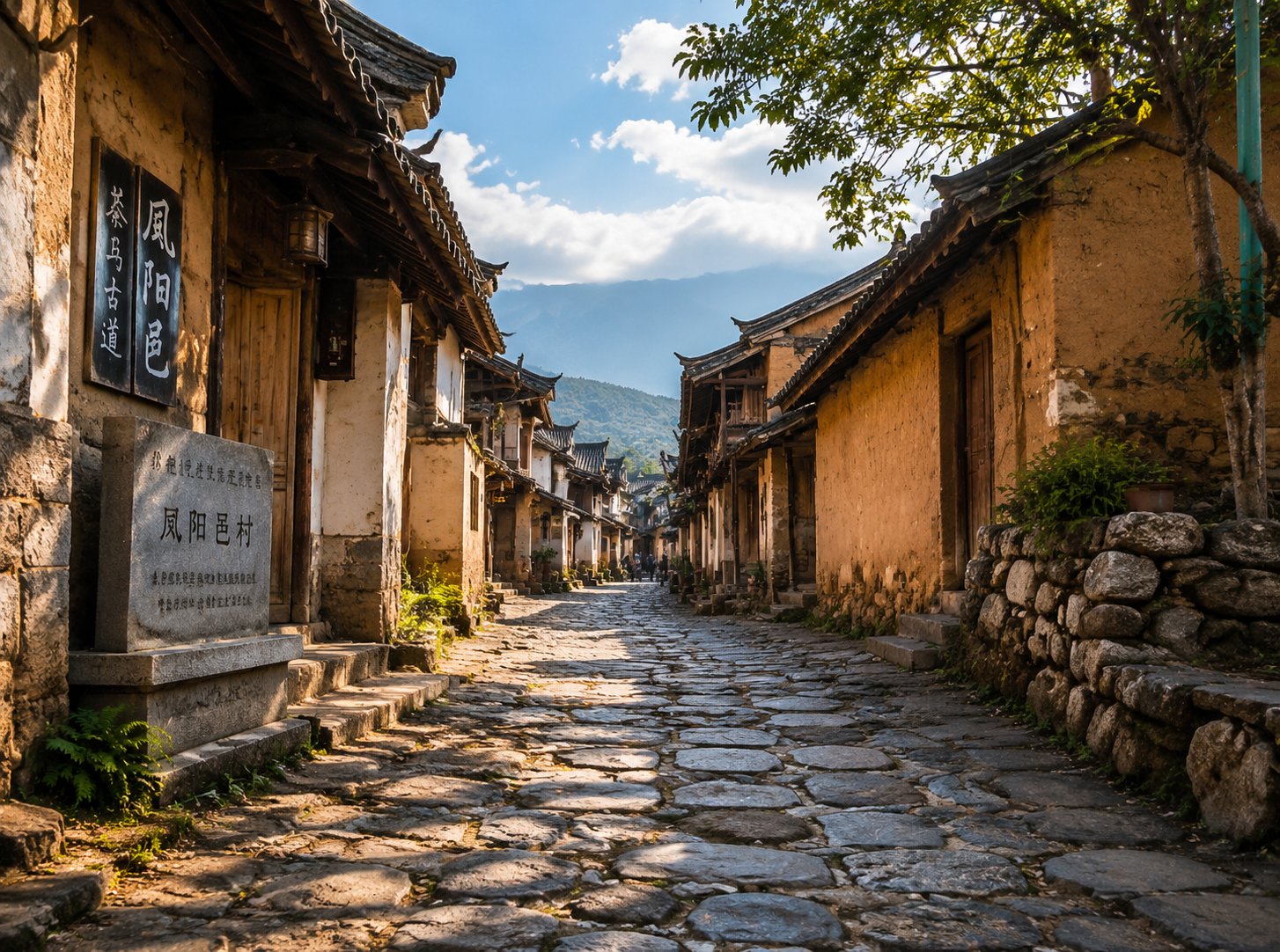 凤阳邑·茶马古道石碑